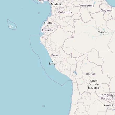 Carte approximative — Pérou (OpenStreetMap)
