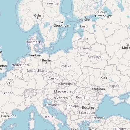 Ungefähre Karte — Polen (OpenStreetMap)
