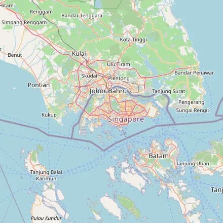 Carte approximative — Singapour (OpenStreetMap)
