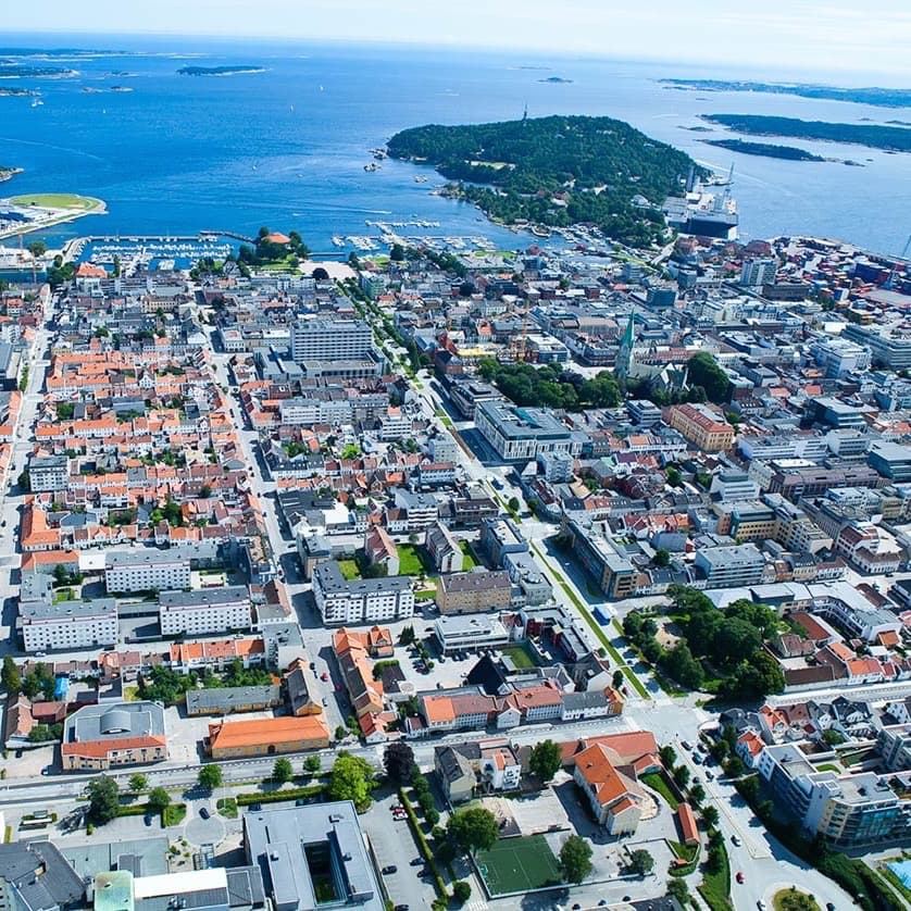 Kristiansand — Illustrationsansicht