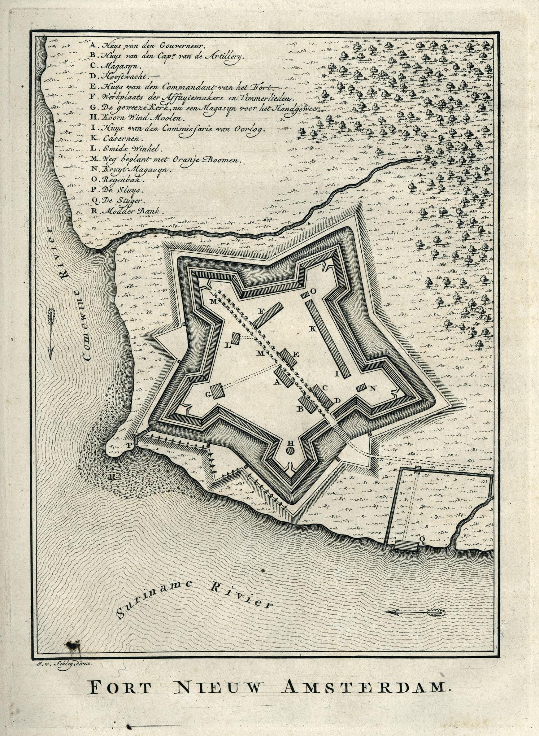 Nieuw Amsterdam — Illustrationsansicht