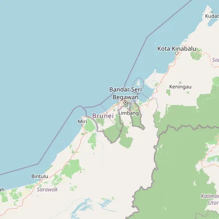 Orientačná mapa — Brunej (OpenStreetMap)