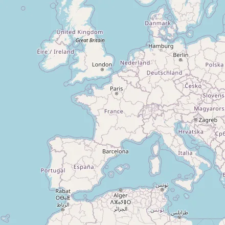 Orientačná mapa — Francúzsko (OpenStreetMap)