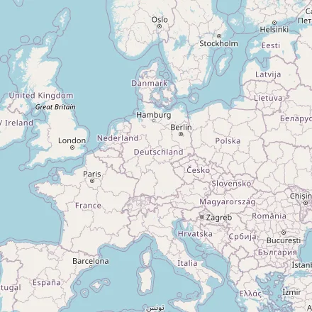 Orientačná mapa — Nemecko (OpenStreetMap)