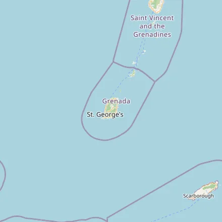 Orientačná mapa — Grenada (OpenStreetMap)