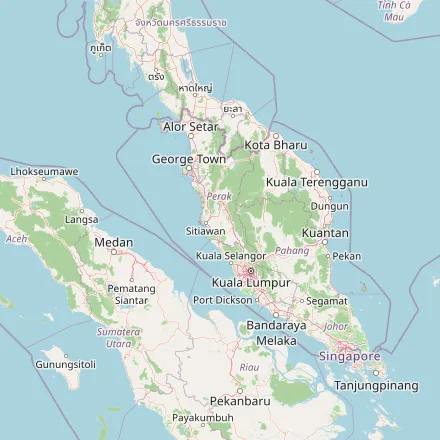 Orientačná mapa — Malajzia (OpenStreetMap)