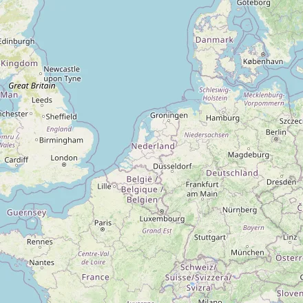 Orientačná mapa — Holandsko (OpenStreetMap)