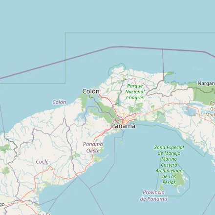 Orientačná mapa — Panama (OpenStreetMap)