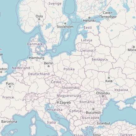 Orientačná mapa — Poľsko (OpenStreetMap)