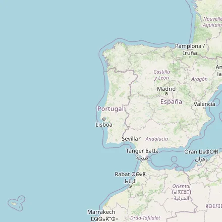 Orientačná mapa — Portugalsko (OpenStreetMap)