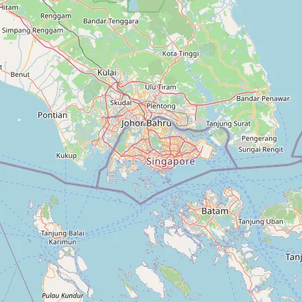 Orientačná mapa — Singapur (OpenStreetMap)