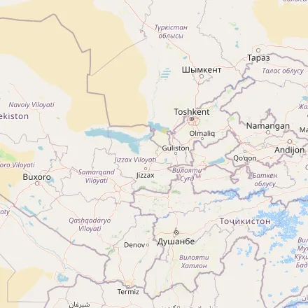 Orientačná mapa — Uzbekistan (OpenStreetMap)